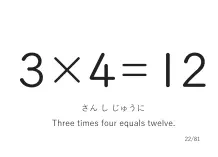 「3×4」カード