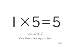 「1×5」カード