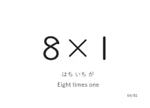 「8×1」カード