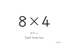 「8×4」カード