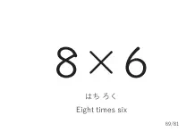 「8×6」カード