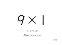 「9×1」カード