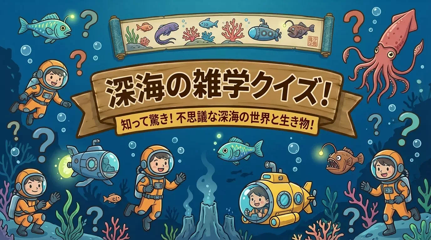 深海に関する雑学クイズ