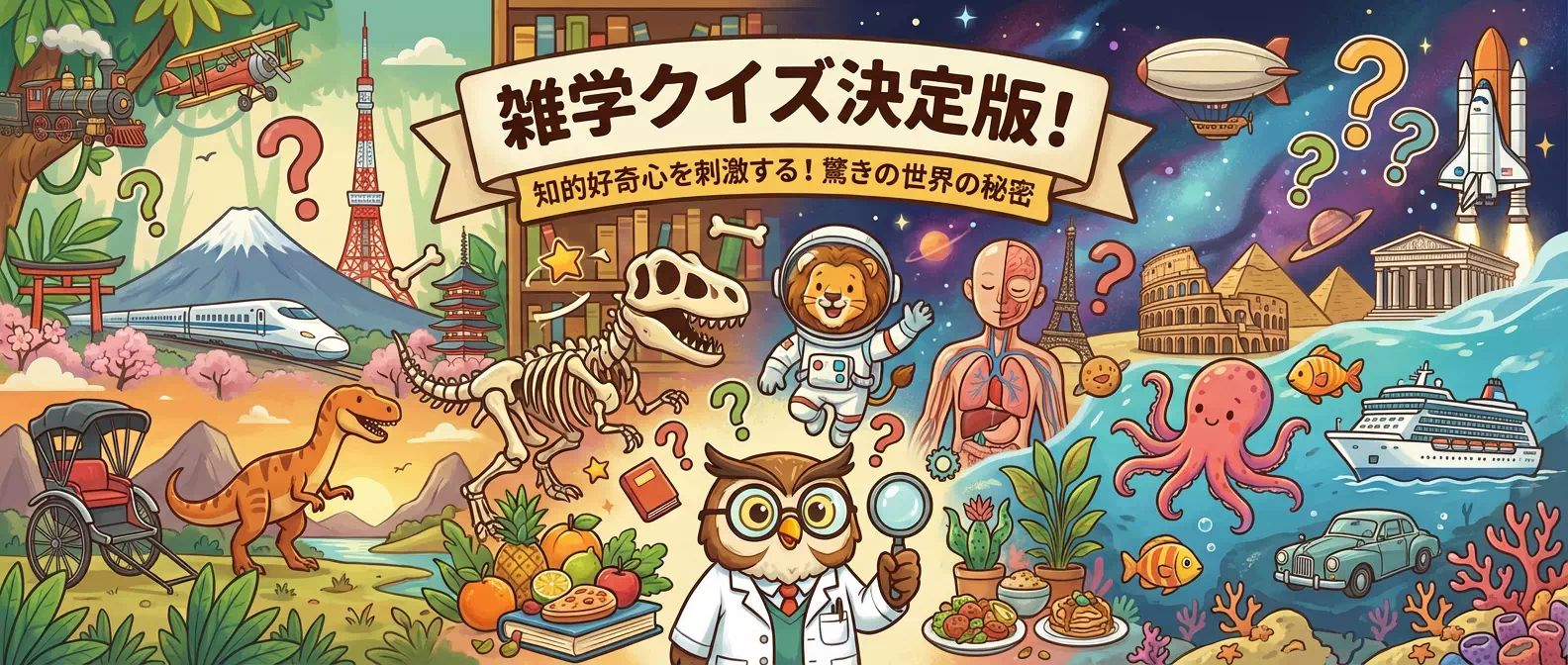 家庭こども向け雑学クイズ