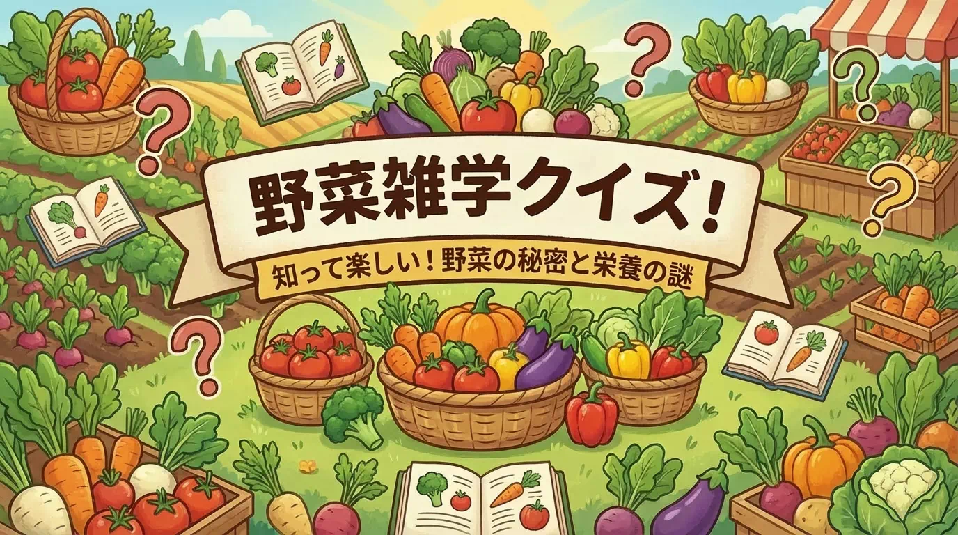 野菜に関する雑学クイズ